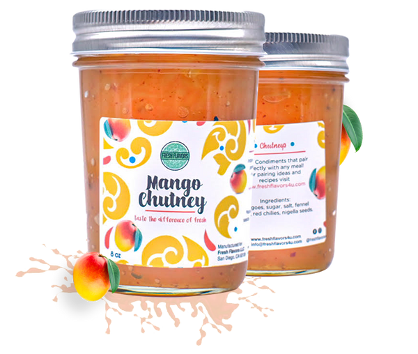 Fresh Flavors Mango Chutney Indian Condiment freshflavors4u