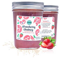 80z strawberry chutney - Indian Condiment